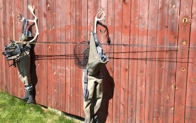 Mit der Fliegenrute in Schwedisch Lappland